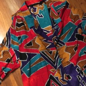 1980s Multicolor Blazer Jacket